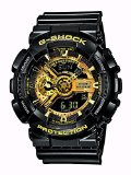 CASIO カシオ G-SHOCK Gショック ジーショック GA-110GB-1A 海外Black×Gold Seriesアナデジコンビモデル 1 1000秒計測ストップウオッチ ブラック×ゴールドシリーズ メンズ 腕時計 時計 【逆輸入品】